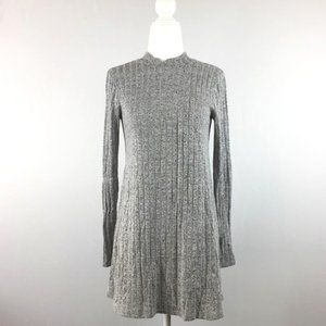 Mossimo grey long sleeve swing dress Sz XS